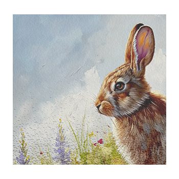 Cutting board - Easter bunny