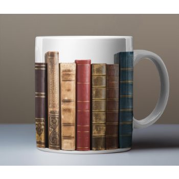 Bookshelf mug