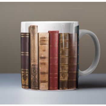Bookshelf mug