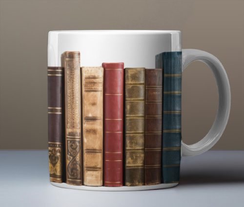 Bookshelf mug
