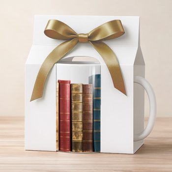 Bookshelf mug