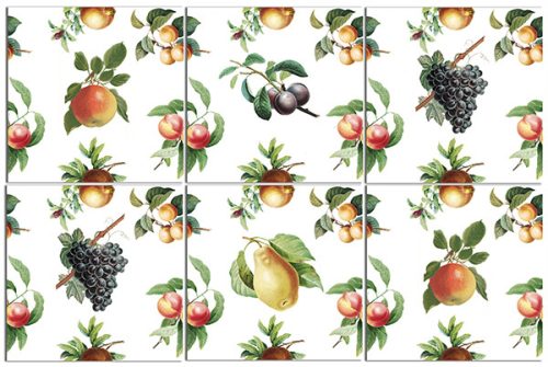 Ceramic tile mural - fruit - fruits 