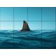 Tile mural - water world - Great White shark