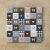 Bow patchwork pattern - ceramic tile trivet