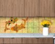 Tile mural - golden carps