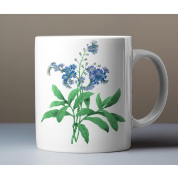 Mugs with flowers