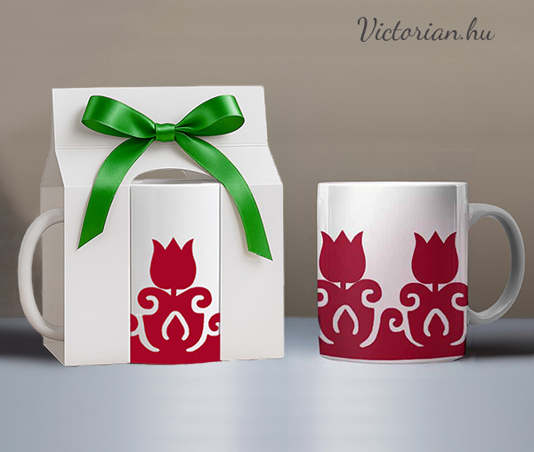 Erdélyi tulipános ajándék bögre