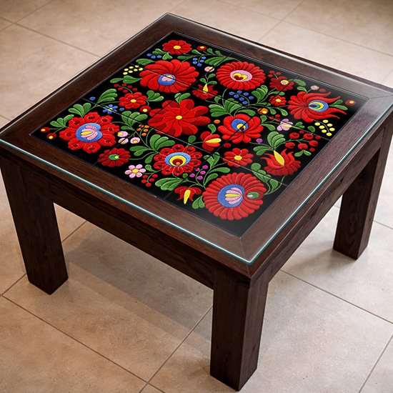 Csempézett asztal készítése