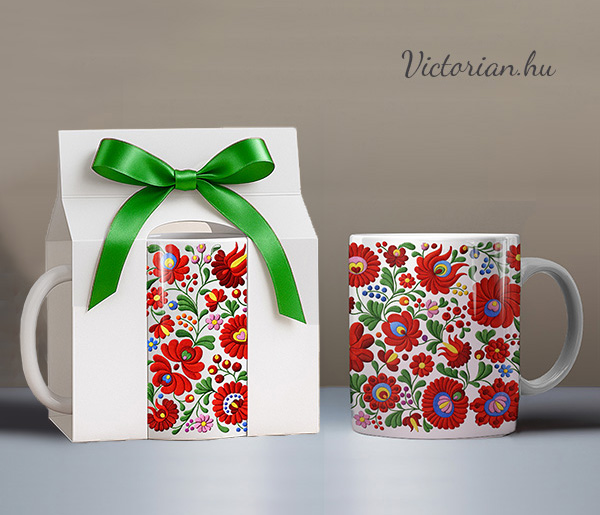 Tradicionális magyar népi mintás ajándéktárgyak